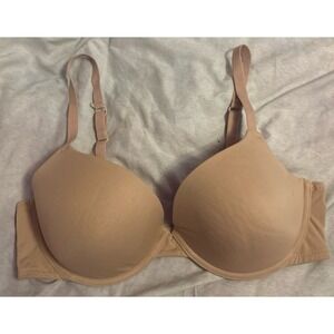 Flirtitude‎ Beige Lightly Lined Full Coverage Underwire Bra, Size 38C